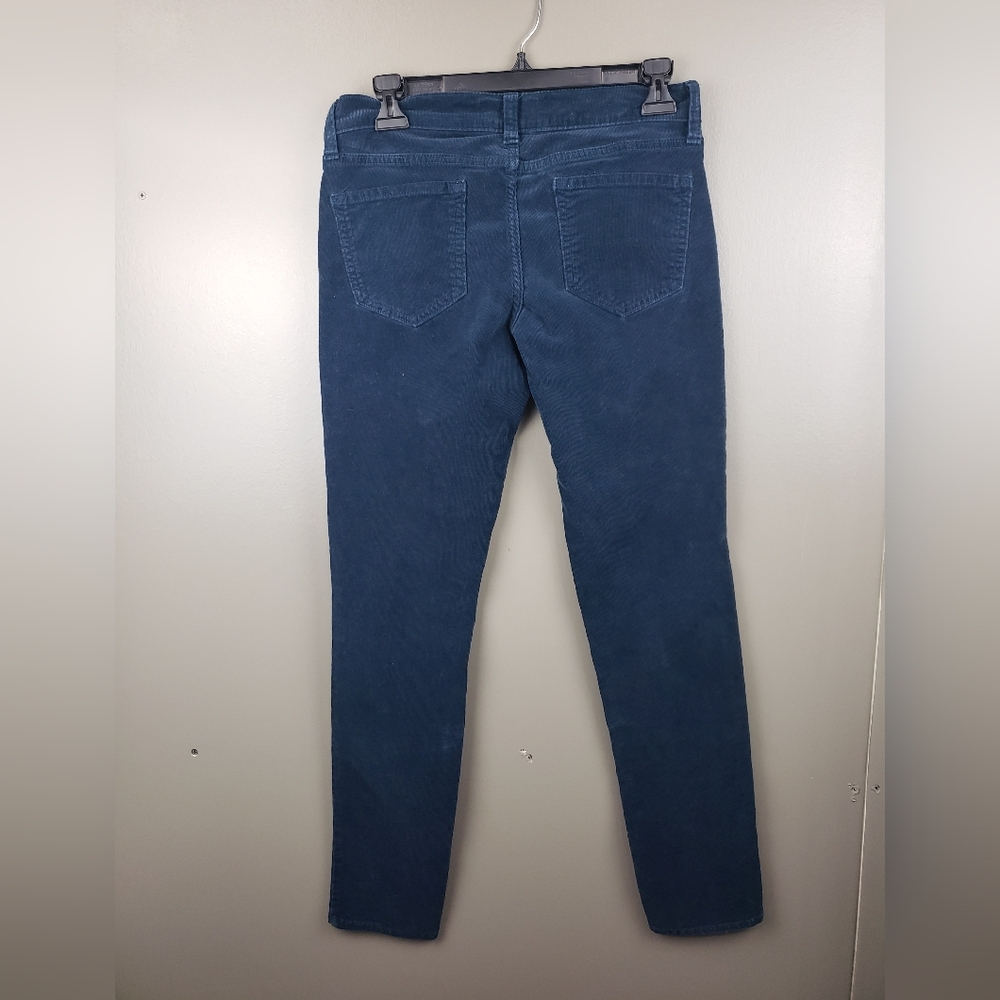 Old Navy Womens Rockstar Corduroy Teal Pants Size 10 Long Skinny 2012 - Picture 10 of 10